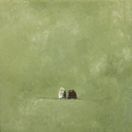 Untitled, oil, graphite on canvas, 30x30 cm, 2008