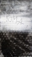 Roma6, mixed media on canvas, 54x33cm
